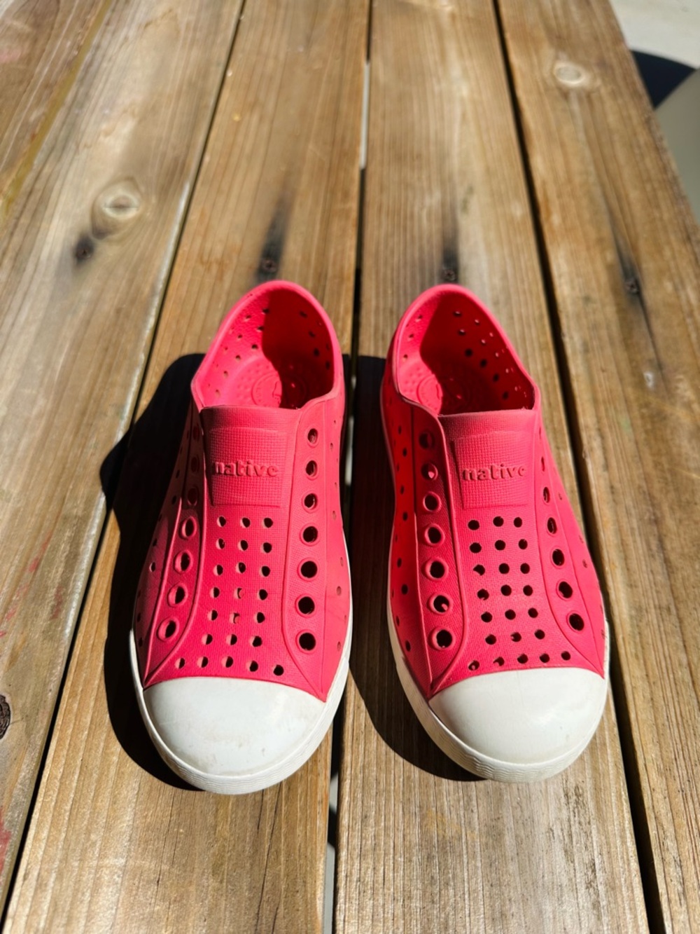 Native Red Slip-On Sneakers